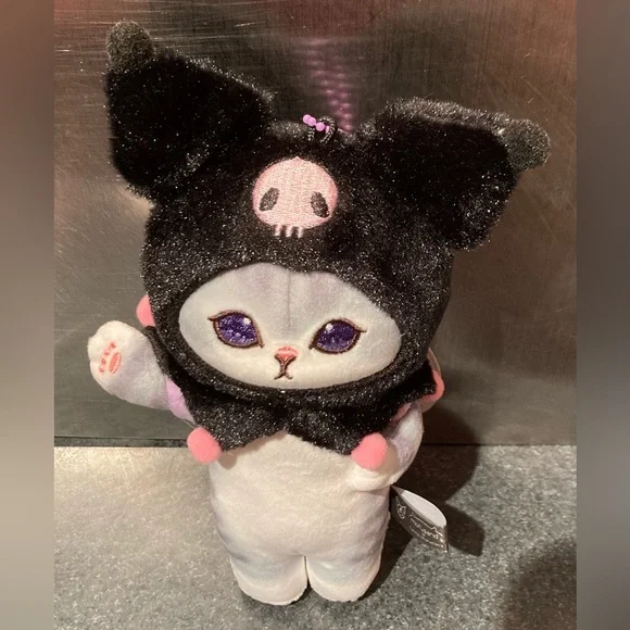 🐱🐰 20cm Sanrio Mofusand Cat Cross-Dressing Kuromi My Melody Plush Stuff Doll Toy - Picture 4 of 10